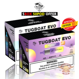 Tugboat EVO 4500 Puffs Disposable Vape Box