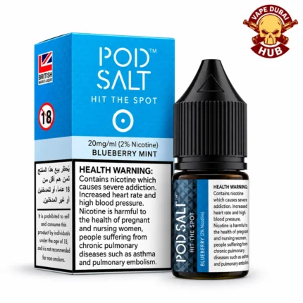 Pod Salt Blueberry Mint E Liquid 30ml Dubai