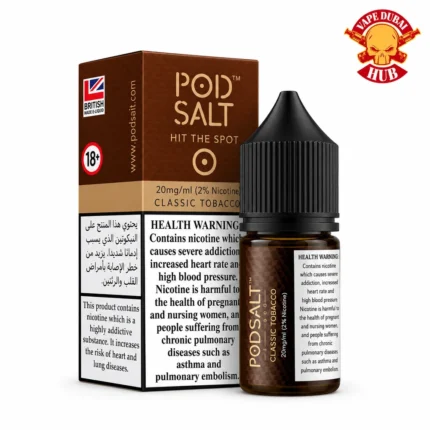 Pod Salt Classic Tobacco E Liquid 30ml Dubai