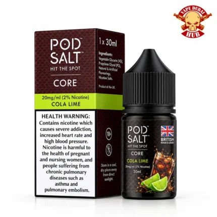 Pod Salt Cola Lime E Liquid 30ml Dubai