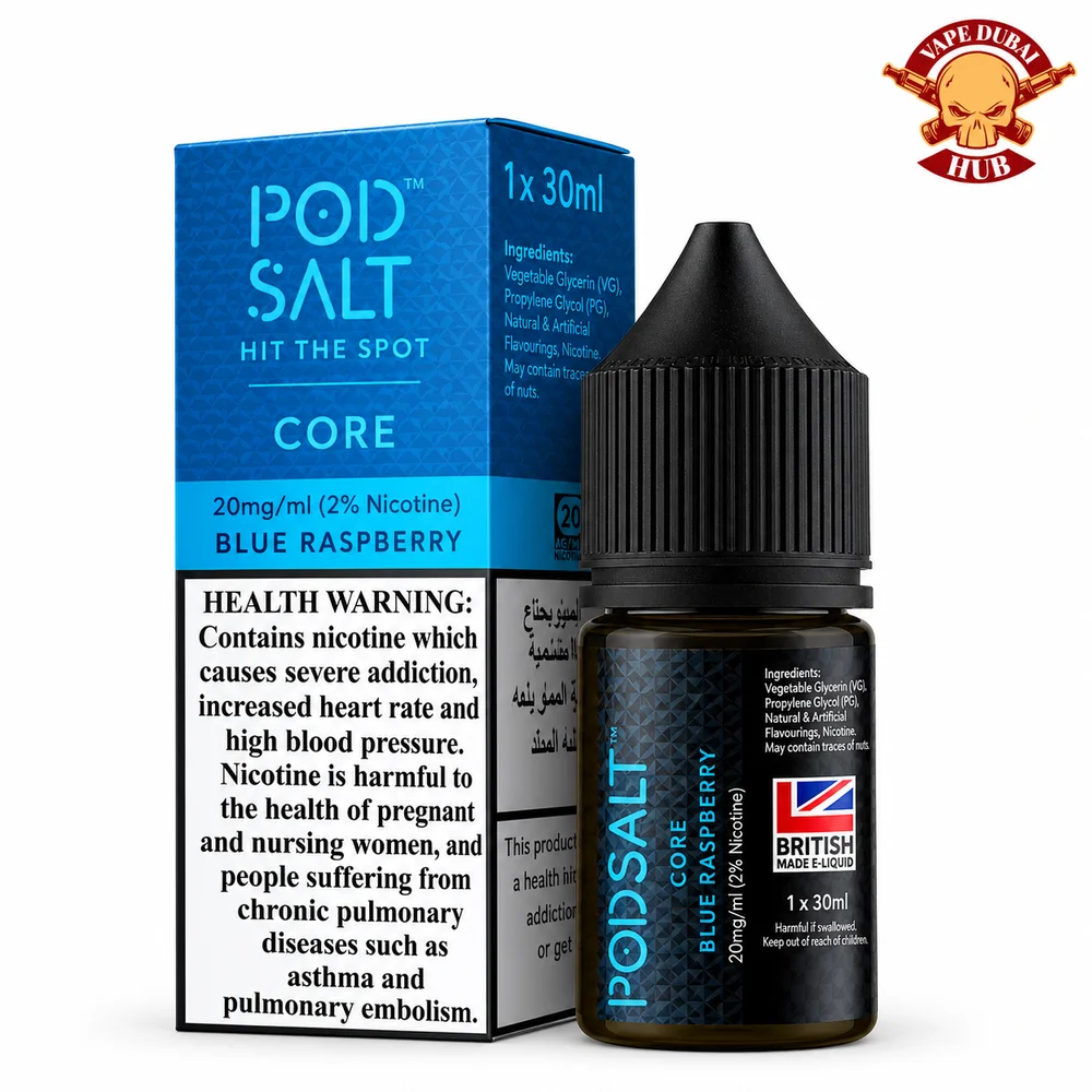 Pod Salt Core Blue Raspberry 30ml Pod Salt Core Blue Raspberry 30ml E Liquid Dubai
