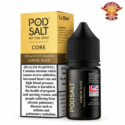 Pod Salt Core Lemon Slice 30ml E Liquid Dubai