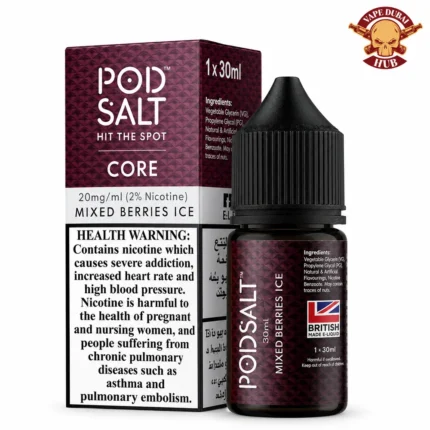 Pod Salt Mixed Berries Ice 30ml E Liquid Dubai