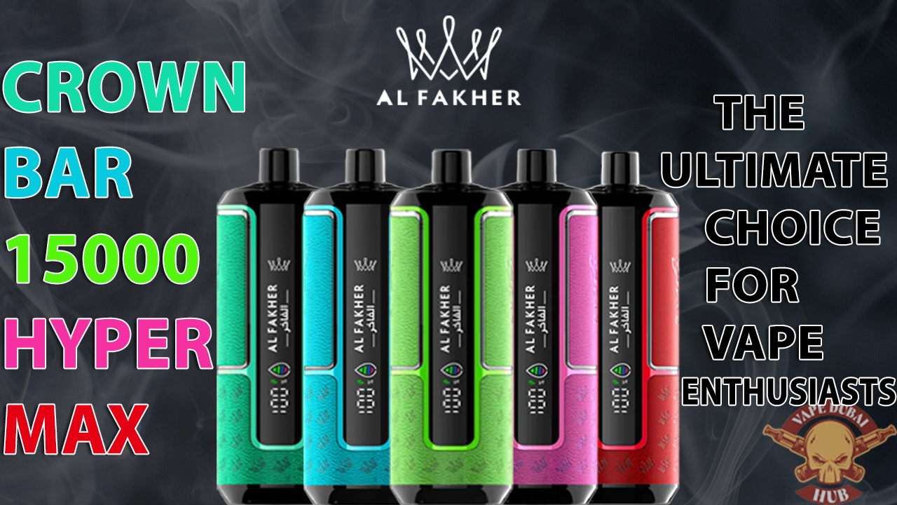Crown Bar Hypermax 15k Puffs Vape In UAE