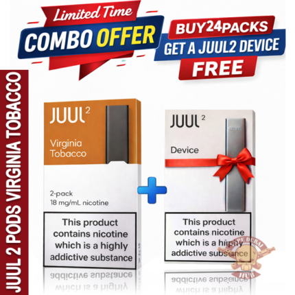 Juul 2 Virginia Tobacco Pods – Combo Offer