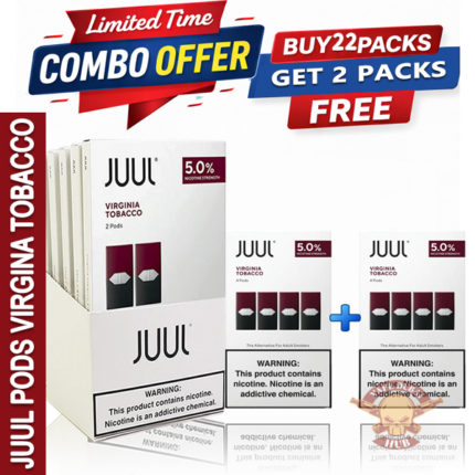 JUUL Pods Virginia Tobacco 5% – Special Offer in Dubai