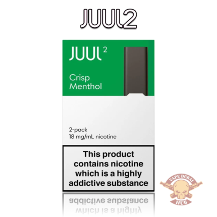 Crisp Menthol Juul 2 Pods 18MG – Authentic JUUL2 Pods