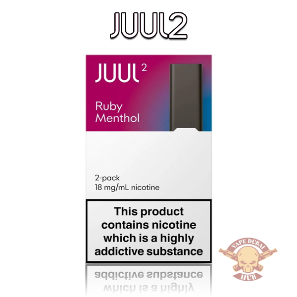 Ruby Menthol Juul 2 Pods Ruby Menthol Juul 2 Pods 18MG UAE - Image 1