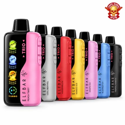 Elf Bar Trio 40000 Puffs Disposable Vape in Dubai UAE all flavors