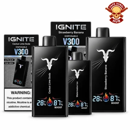 Ignite V300 30000 Puffs Disposable Vape in Dubai UAE all flavors