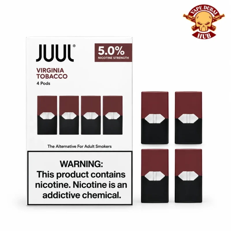 JUUL Pods Virginia Tobacco 5 Percent Dubai