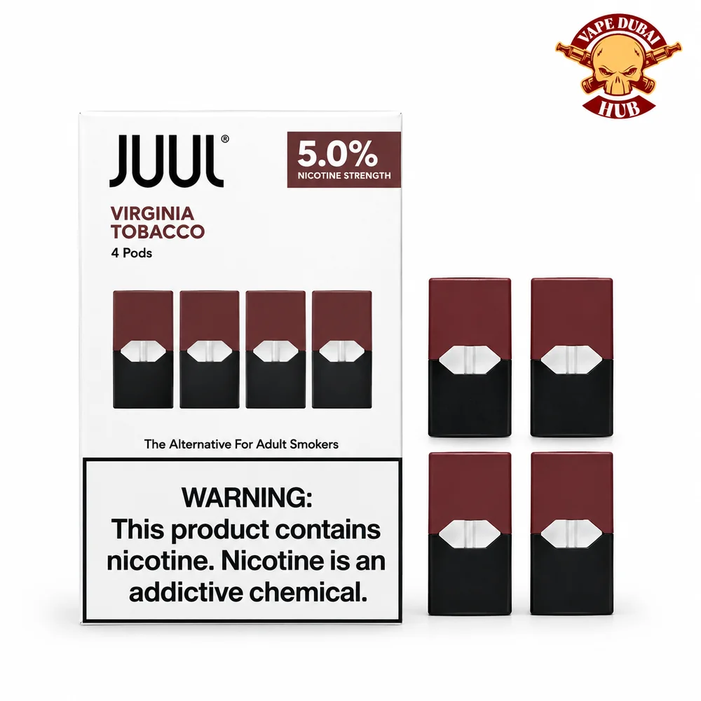 JUUL Pods Virginia Tobacco 5 Percent JUUL Pods Virginia Tobacco 5 Percent Dubai