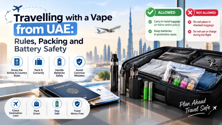 Travelling with a Vape from UAE